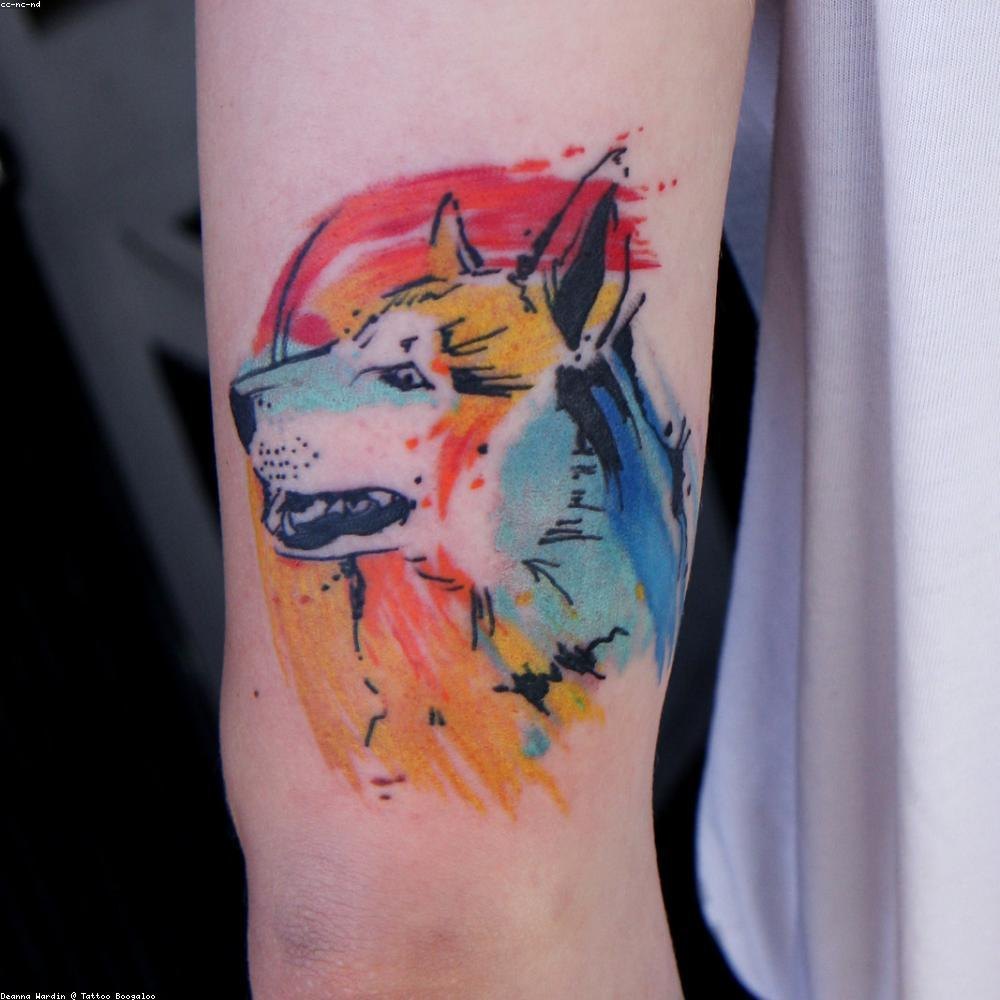 Tatuagem do portfólio do estúdio