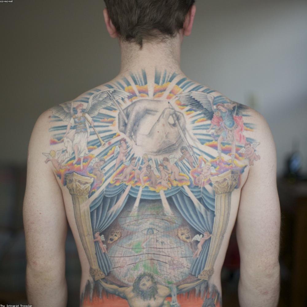 Tatuagem do portfólio do estúdio