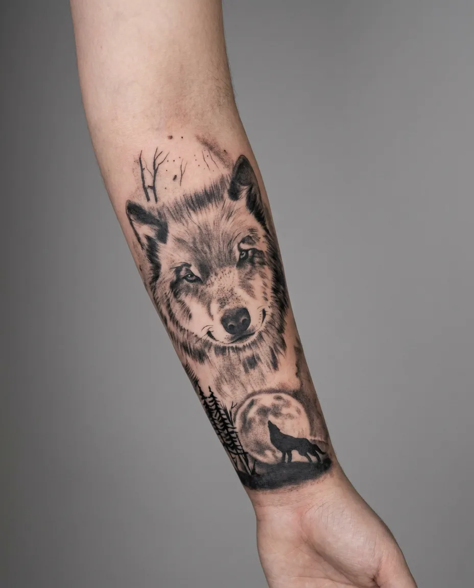 Tatuagem do portfólio do estúdio