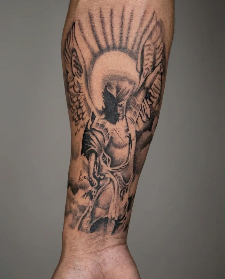 Tatuagem do portfólio do estúdio