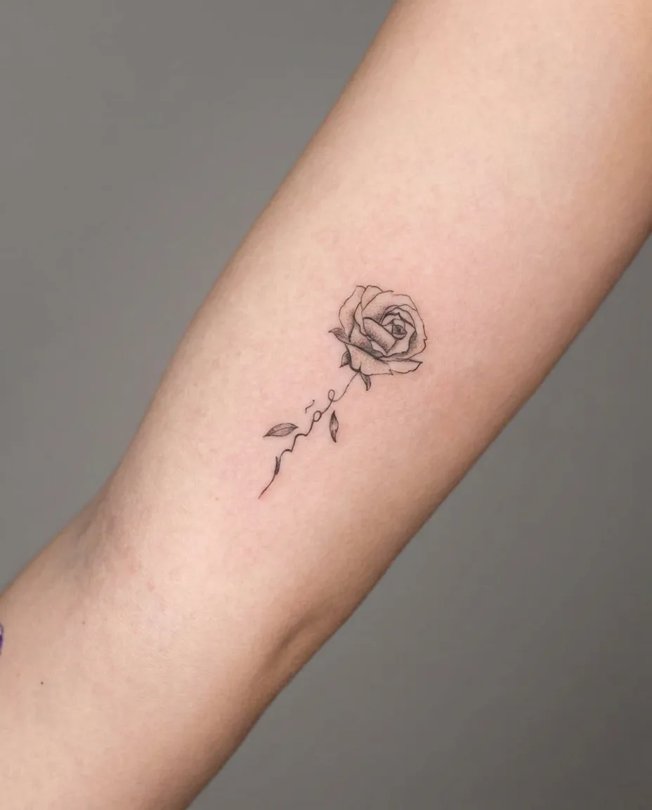 Tatuagem do portfólio do estúdio