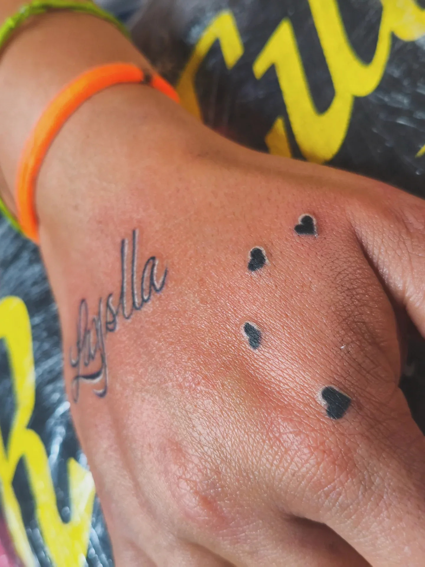 Tatuagem do portfólio do estúdio