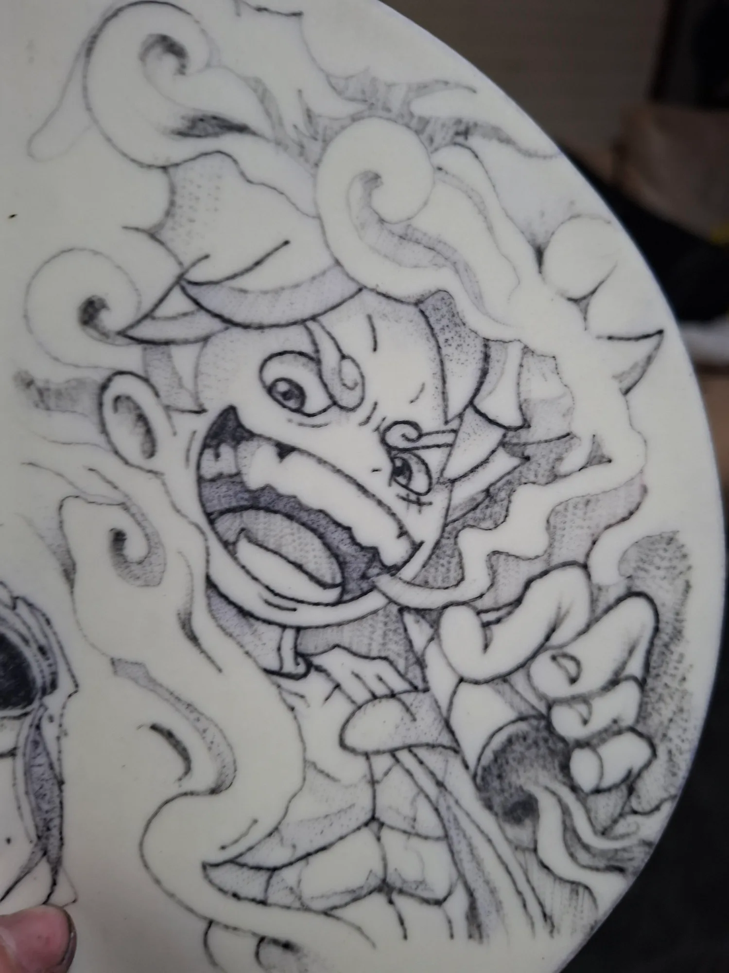 Tatuagem do portfólio do estúdio
