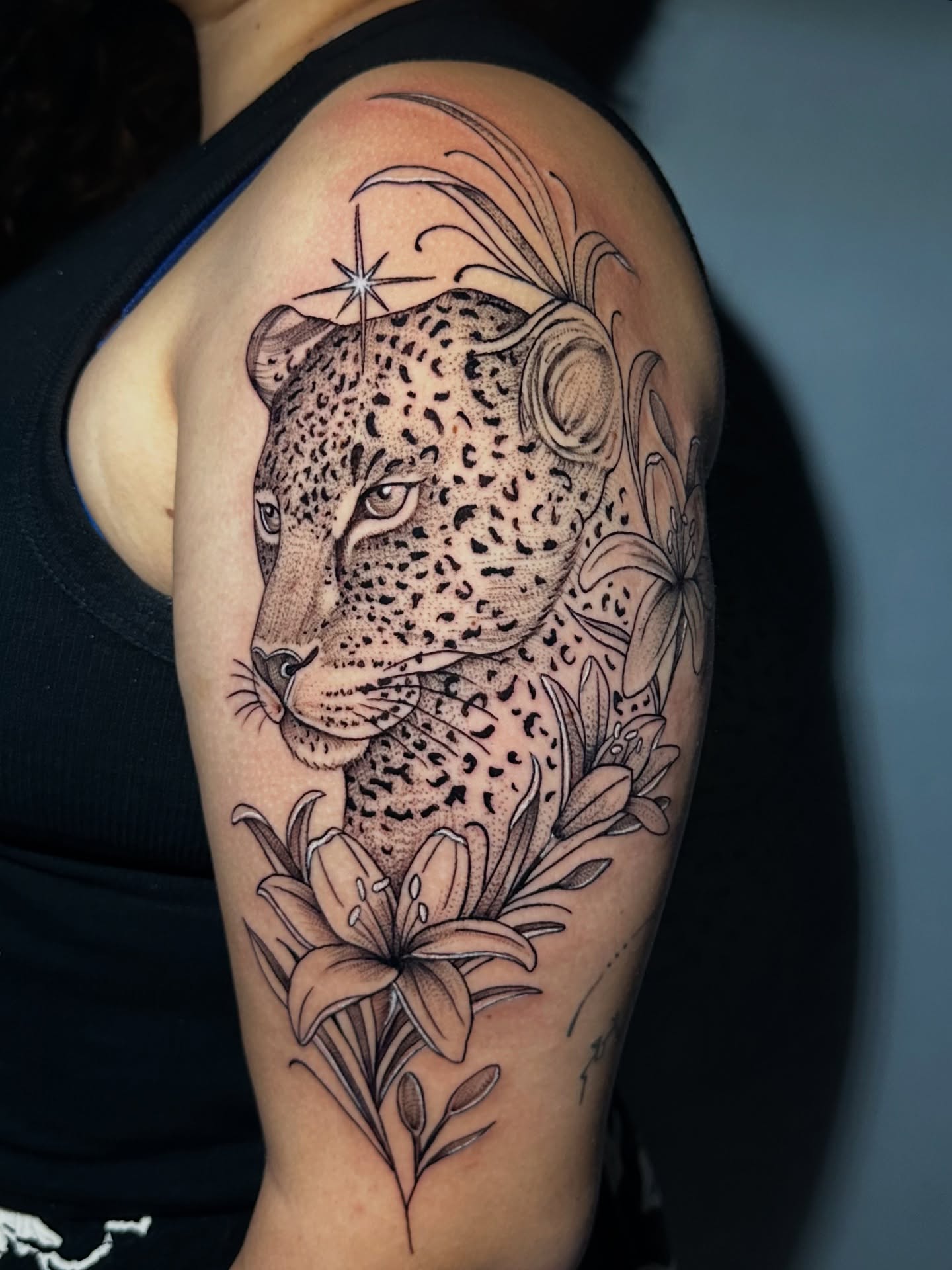 Tatuagem do portfólio do estúdio