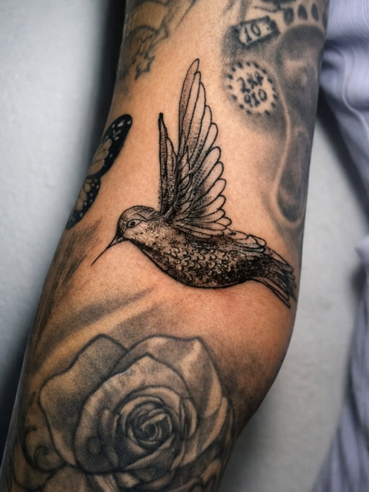 Tatuagem do portfólio do estúdio